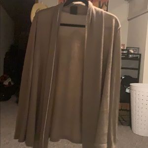 Brown cardigan
